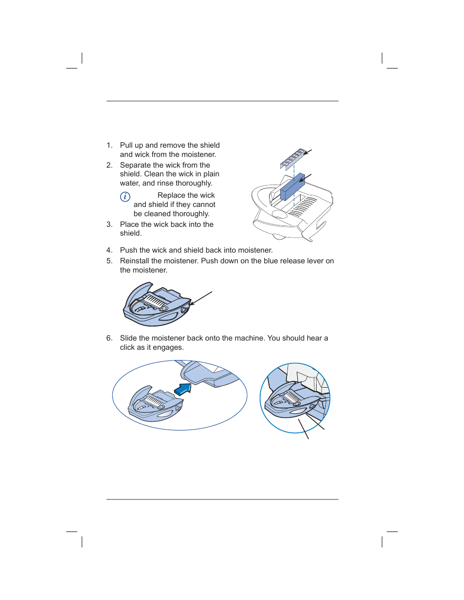 Removing the shield and wick (dm300c), 12 • maintenance | Pitney Bowes DM400C User Manual | Page 162 / 196