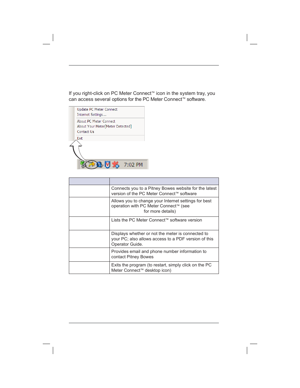 6 • adding postage/connecting to data center, Using pc meter connect | Pitney Bowes DM400C User Manual | Page 74 / 196