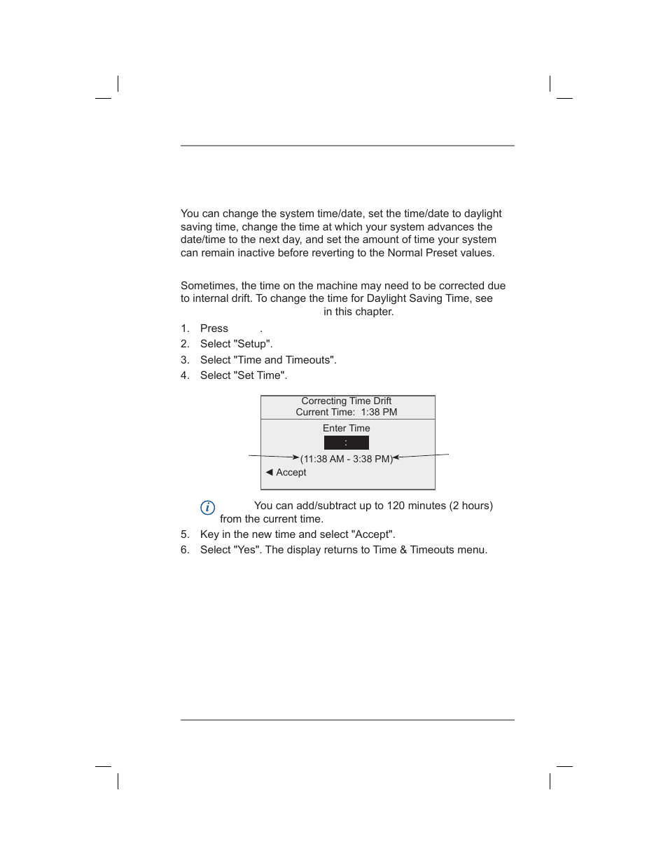 Basic options, Setting the time, date, and timeouts, 7 • system options | Pitney Bowes DM400C User Manual | Page 91 / 196