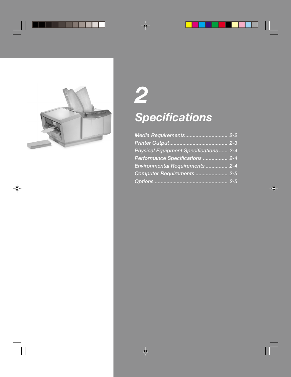 Specifications | Pitney Bowes ADDRESSRIGHTTM DA900 User Manual | Page 13 / 108