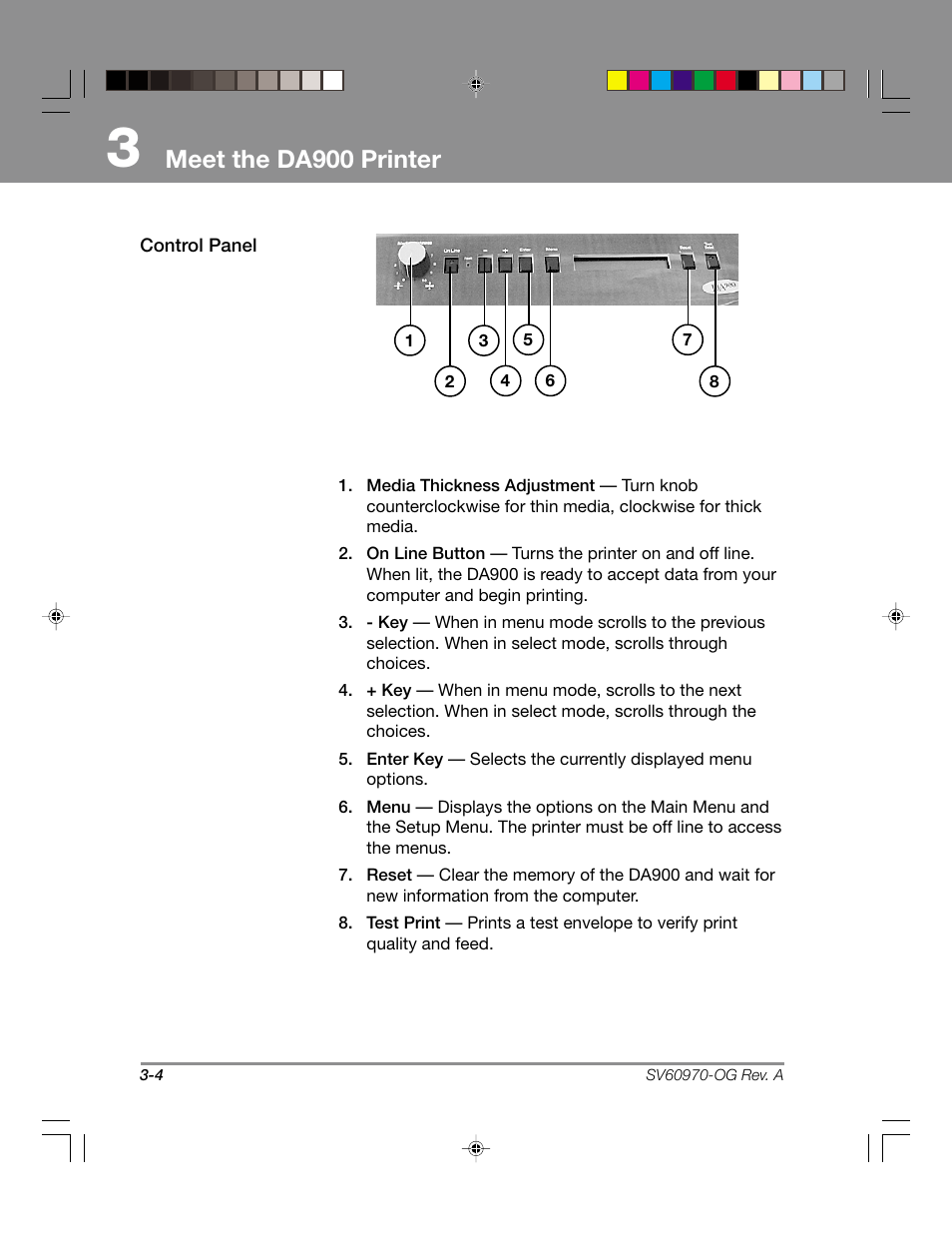 Meet the da900 printer | Pitney Bowes ADDRESSRIGHTTM DA900 User Manual | Page 22 / 108