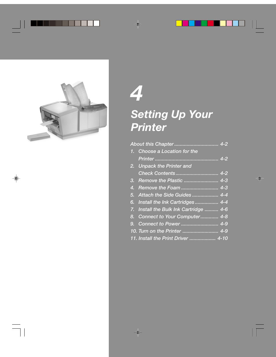 Setting up your printer | Pitney Bowes ADDRESSRIGHTTM DA900 User Manual | Page 27 / 108