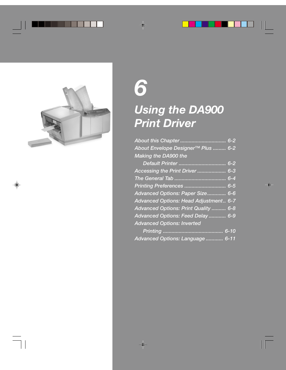 Using the da900 print driver | Pitney Bowes ADDRESSRIGHTTM DA900 User Manual | Page 47 / 108