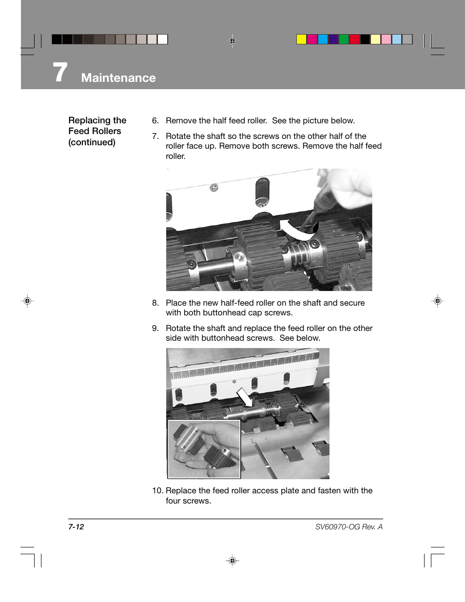 Maintenance | Pitney Bowes ADDRESSRIGHTTM DA900 User Manual | Page 70 / 108