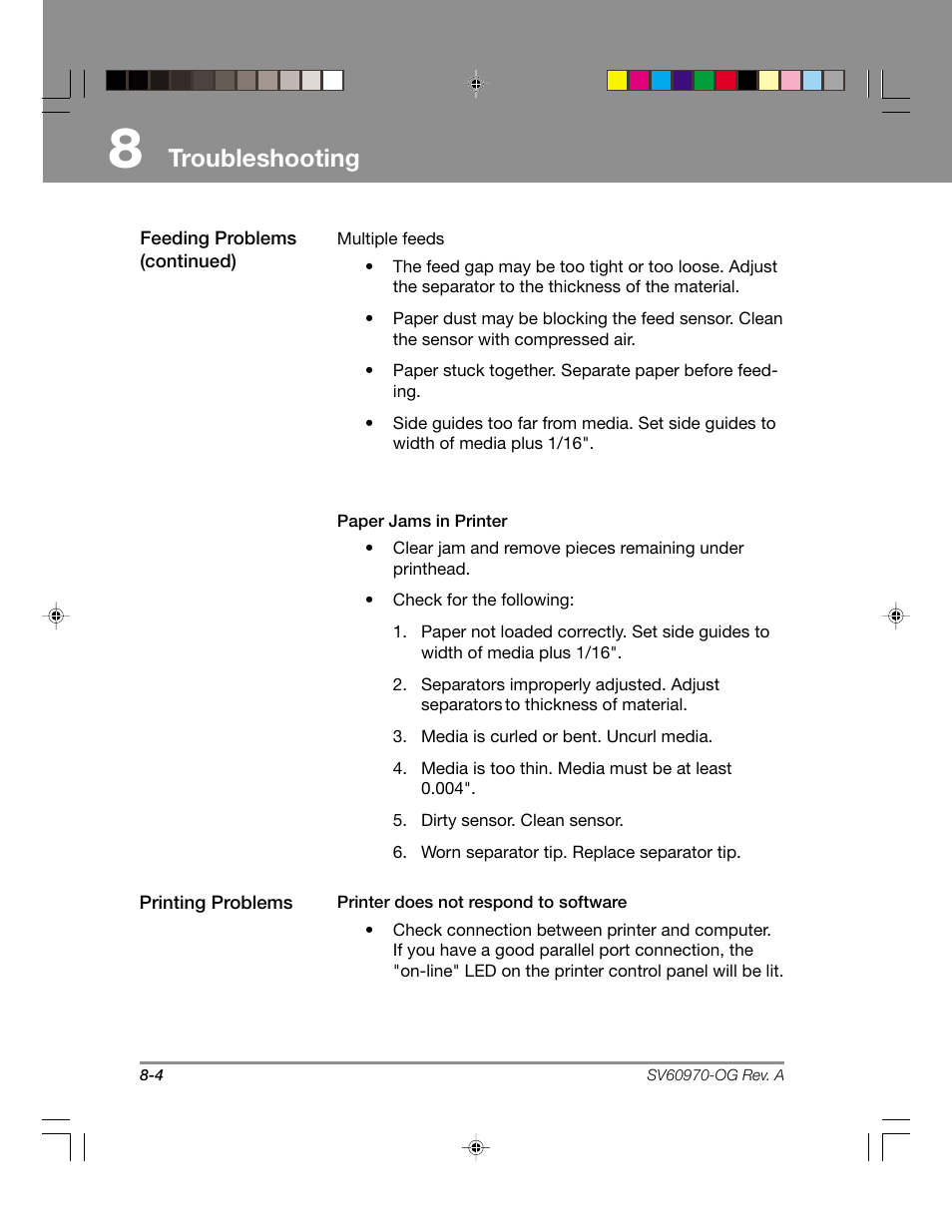 Troubleshooting | Pitney Bowes ADDRESSRIGHTTM DA900 User Manual | Page 74 / 108