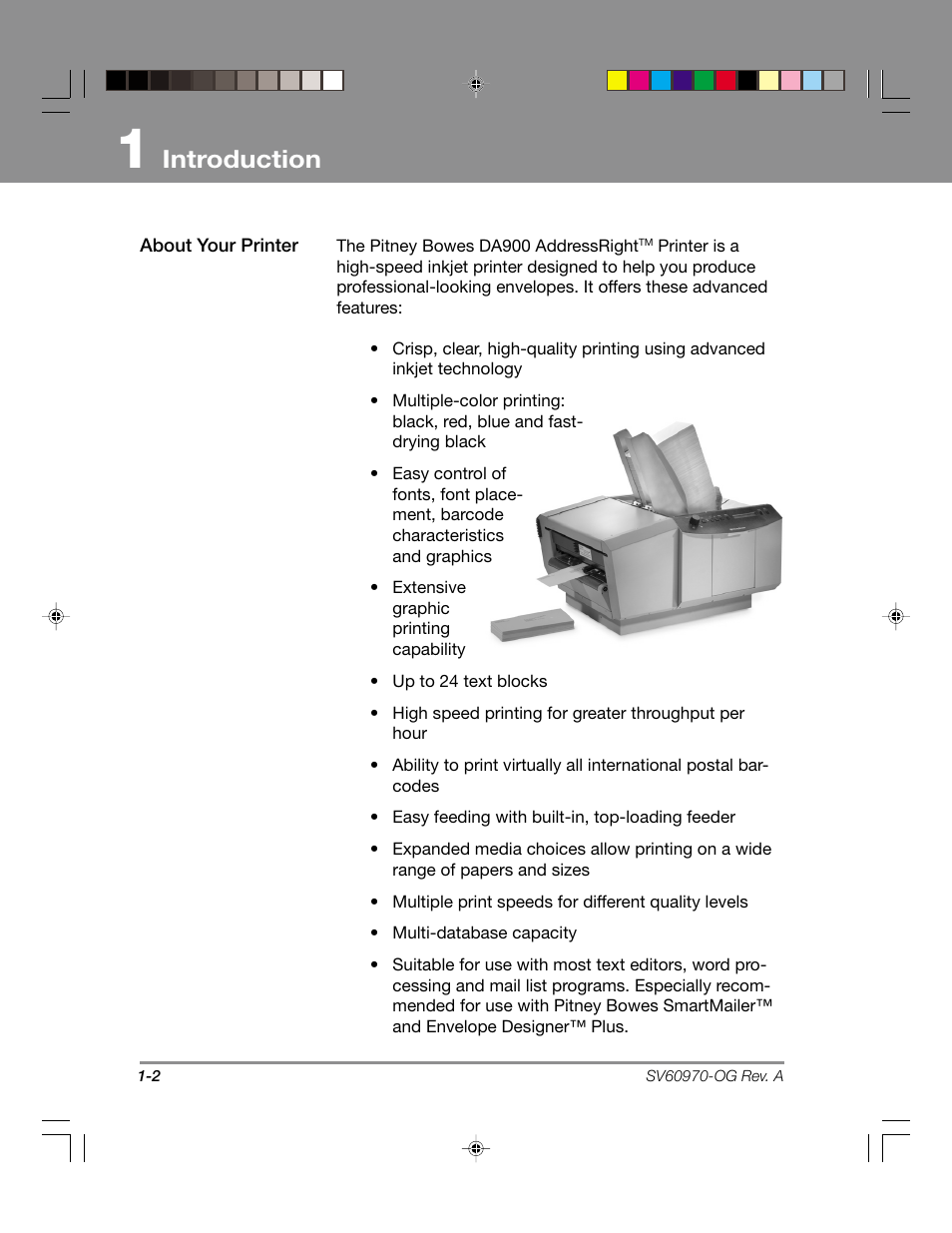 Introduction | Pitney Bowes ADDRESSRIGHTTM DA900 User Manual | Page 8 / 108