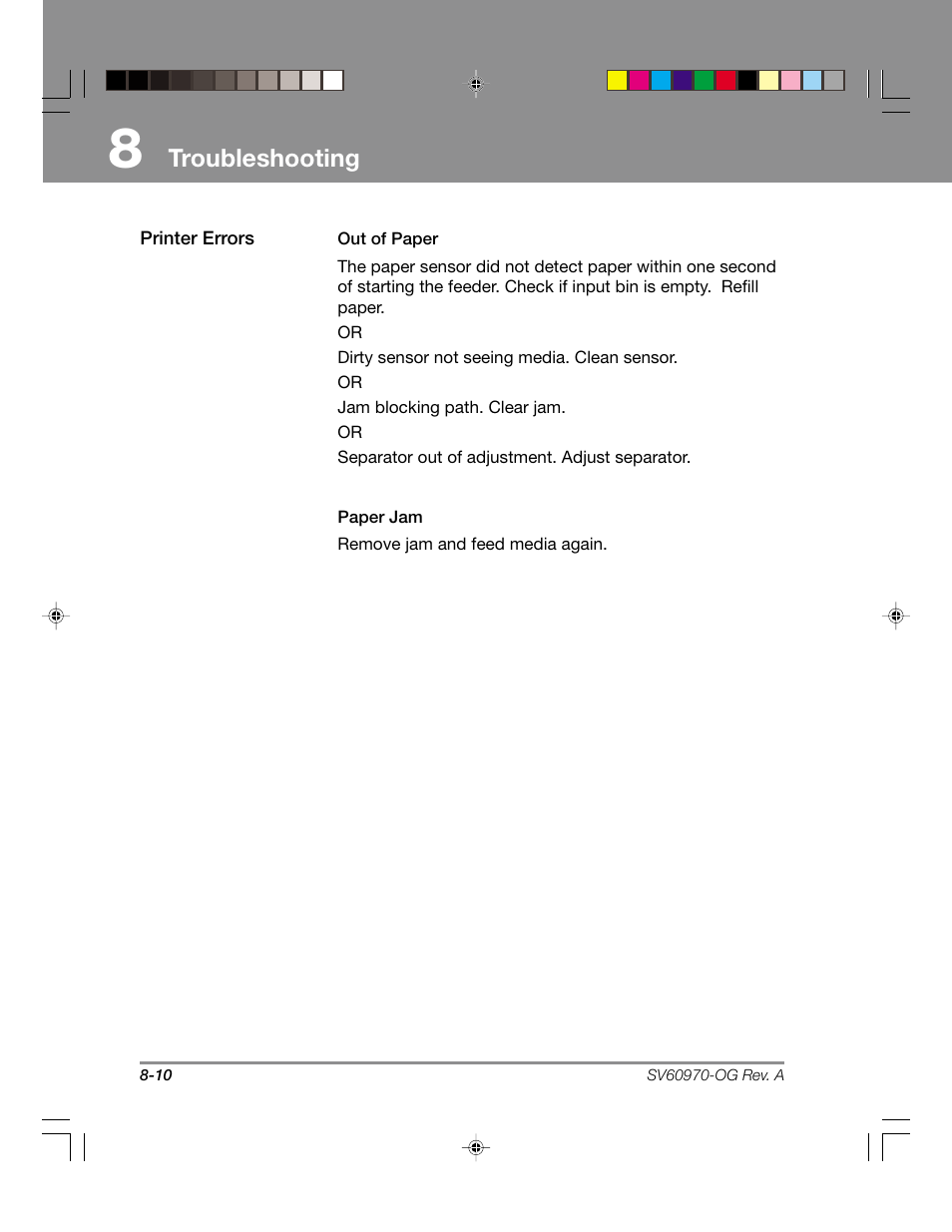 Troubleshooting | Pitney Bowes ADDRESSRIGHTTM DA900 User Manual | Page 80 / 108