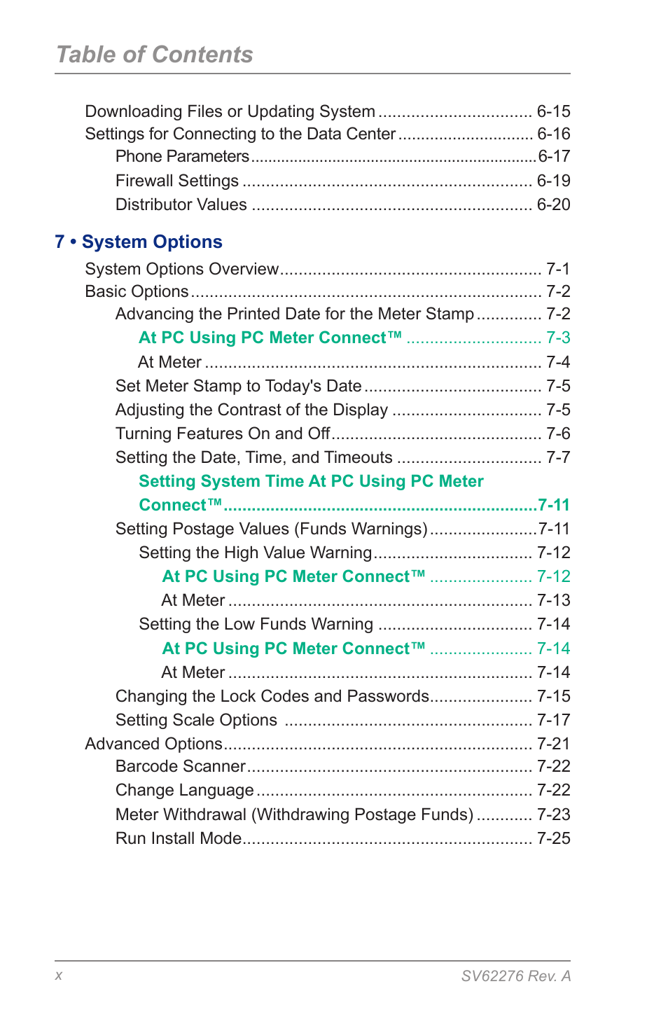 Pitney Bowes DM125 User Manual | Page 10 / 209