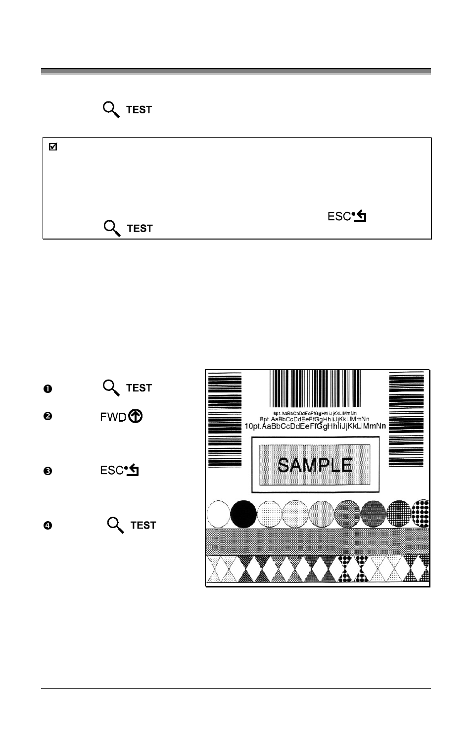 3 printing from the quick test mode, 1 print quality label | Pitney Bowes J693 User Manual | Page 44 / 109