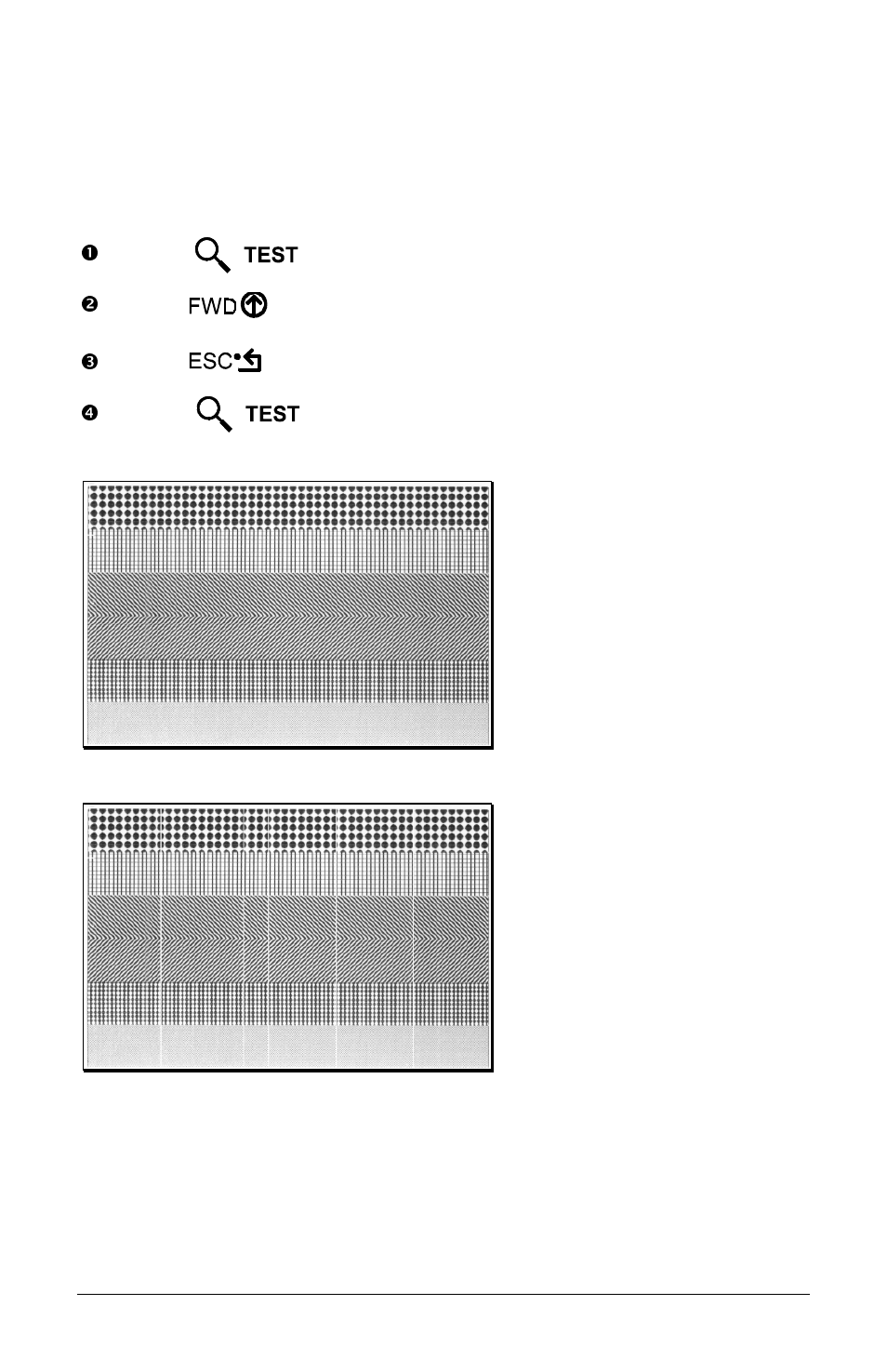 4 dot test pattern label | Pitney Bowes J693 User Manual | Page 47 / 109