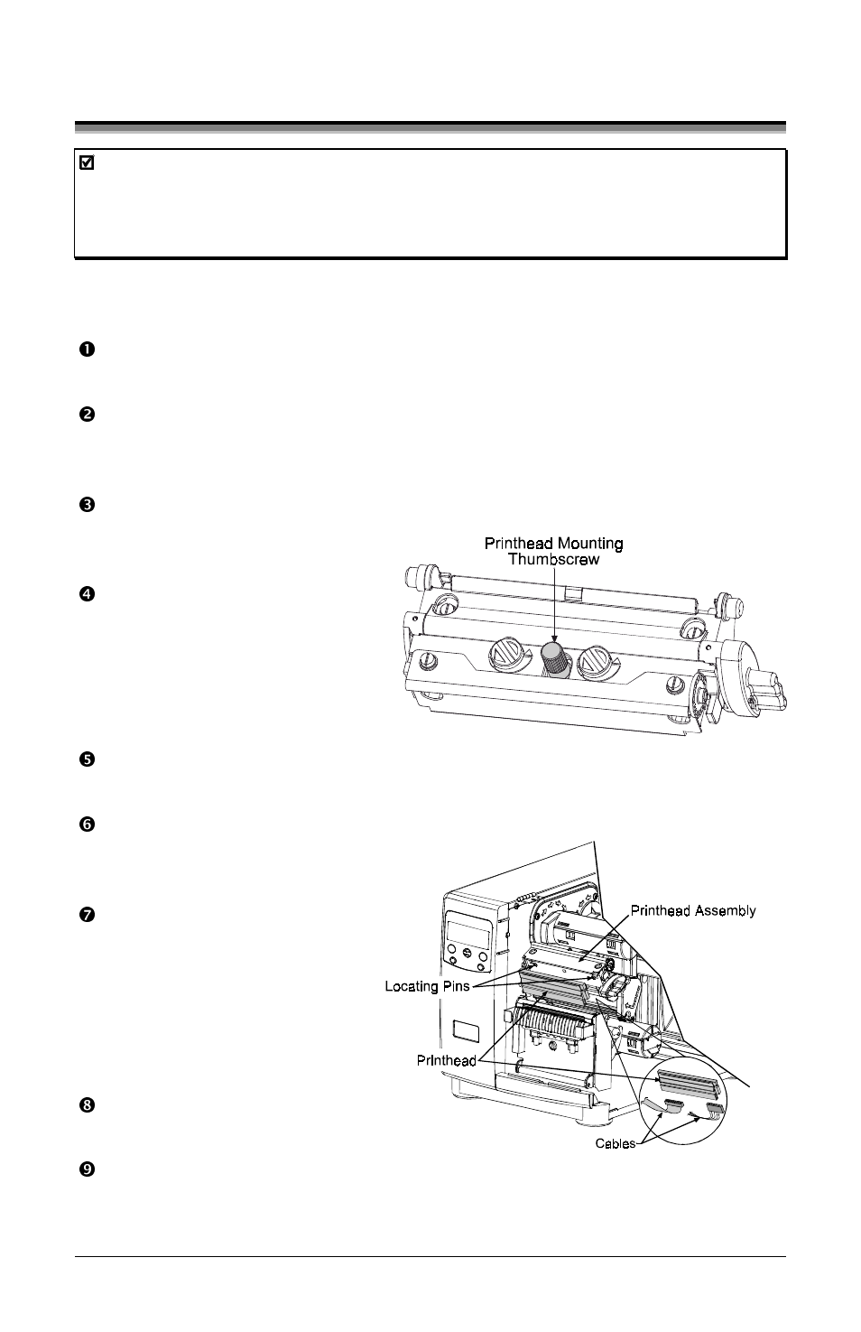 4 printhead replacement | Pitney Bowes J693 User Manual | Page 65 / 109