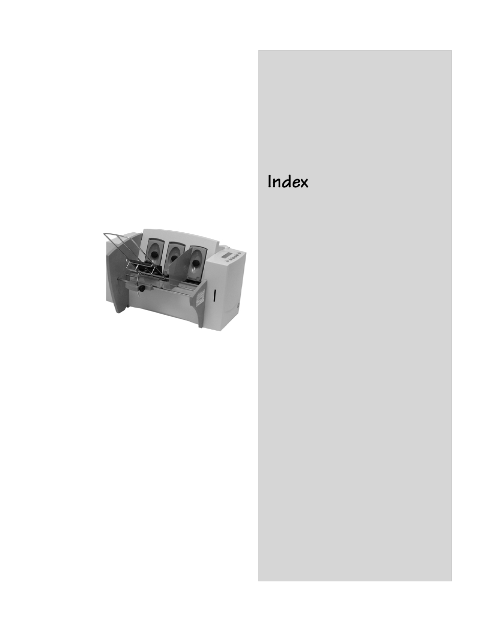 Index | Pitney Bowes W680 User Manual | Page 123 / 130