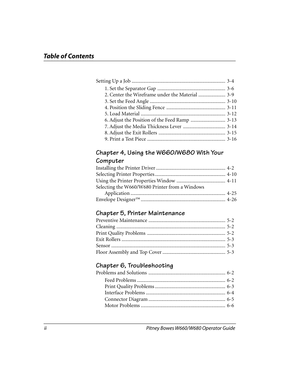 Pitney Bowes W680 User Manual | Page 4 / 130