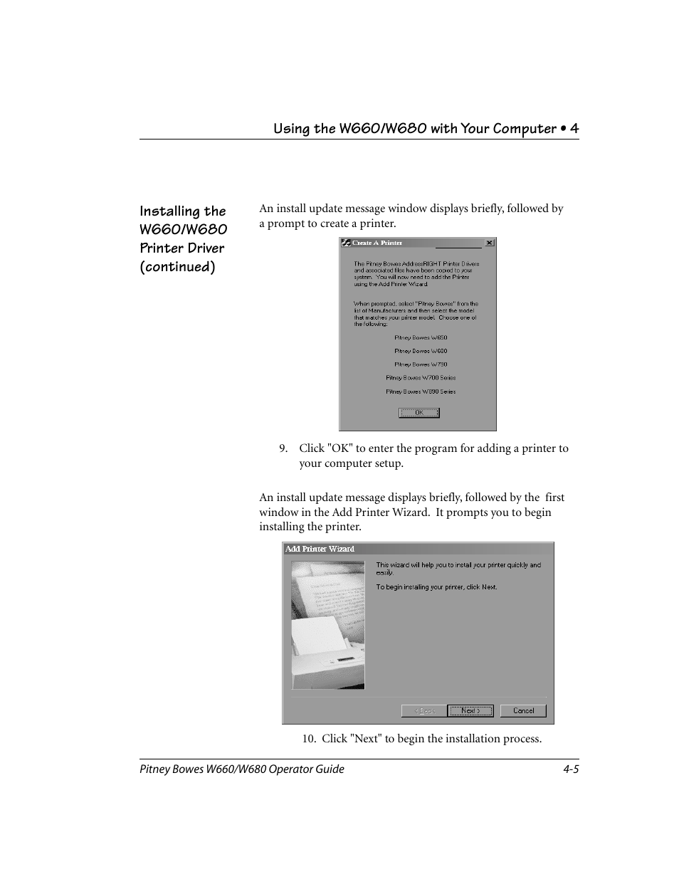 Pitney Bowes W680 User Manual | Page 49 / 130