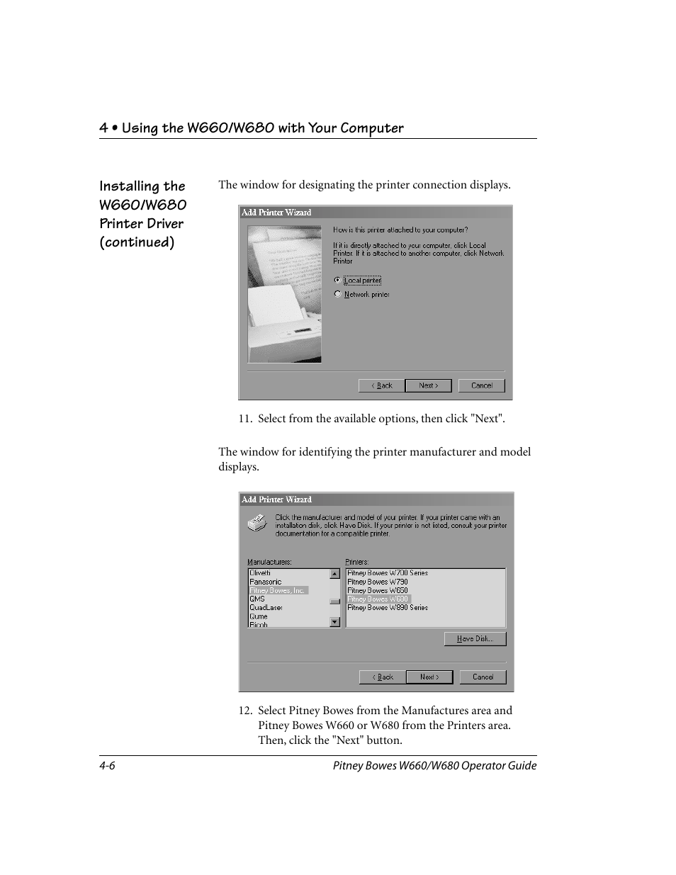 Pitney Bowes W680 User Manual | Page 50 / 130