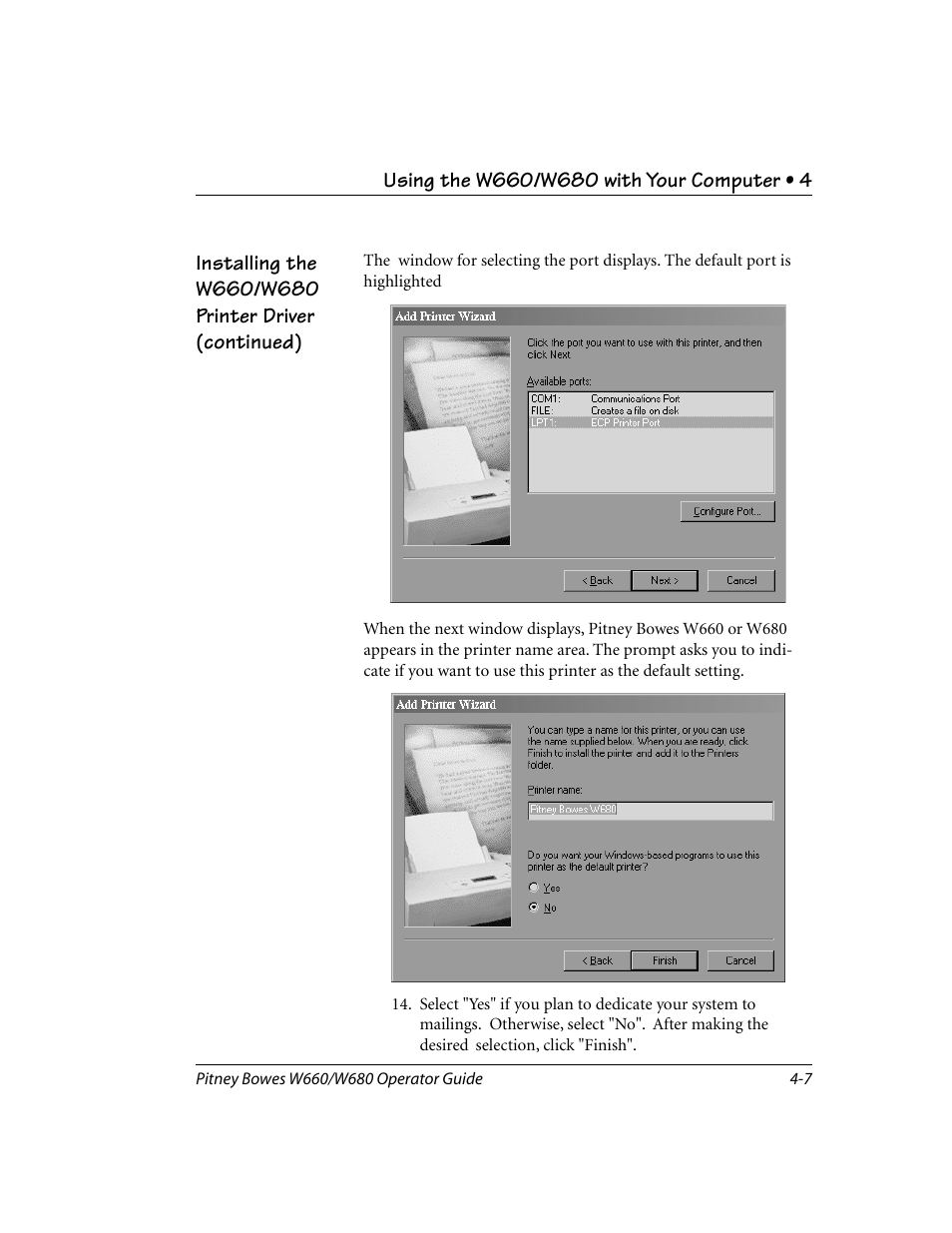 Pitney Bowes W680 User Manual | Page 51 / 130