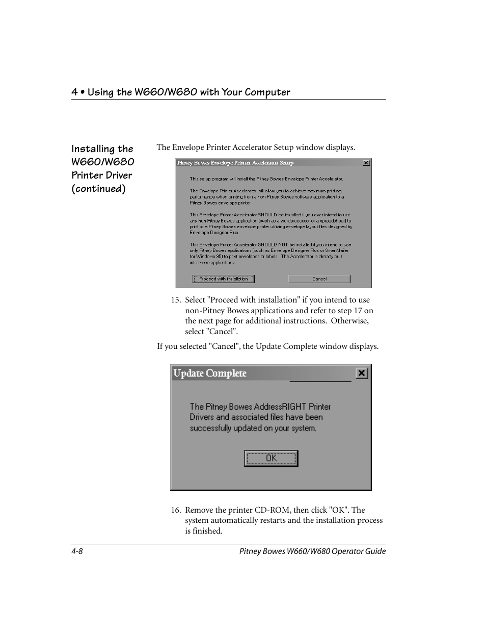 Pitney Bowes W680 User Manual | Page 52 / 130