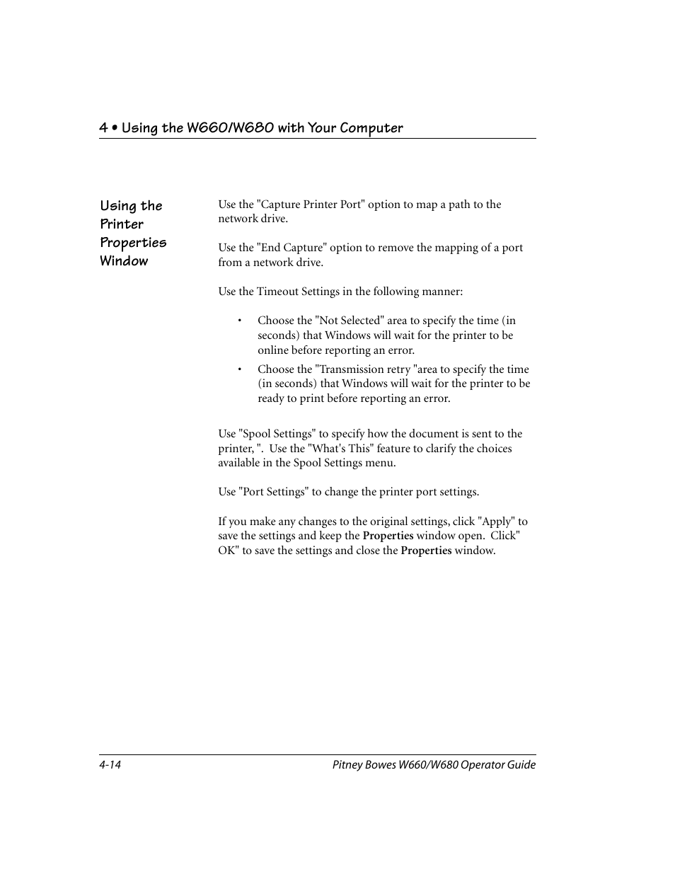 Pitney Bowes W680 User Manual | Page 58 / 130