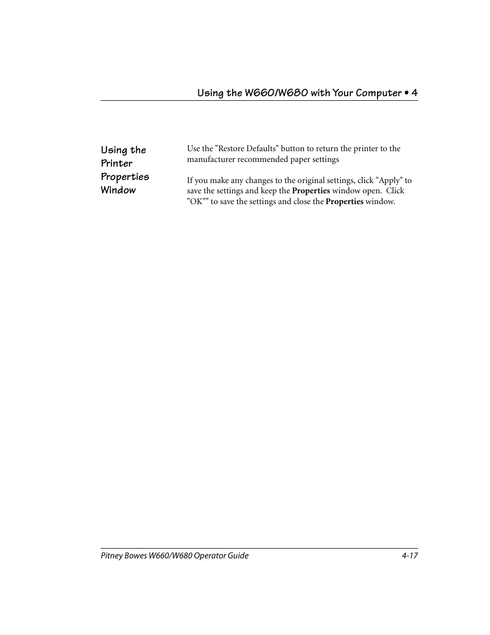 Pitney Bowes W680 User Manual | Page 61 / 130