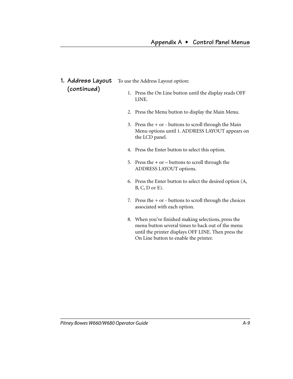 Pitney Bowes W680 User Manual | Page 91 / 130