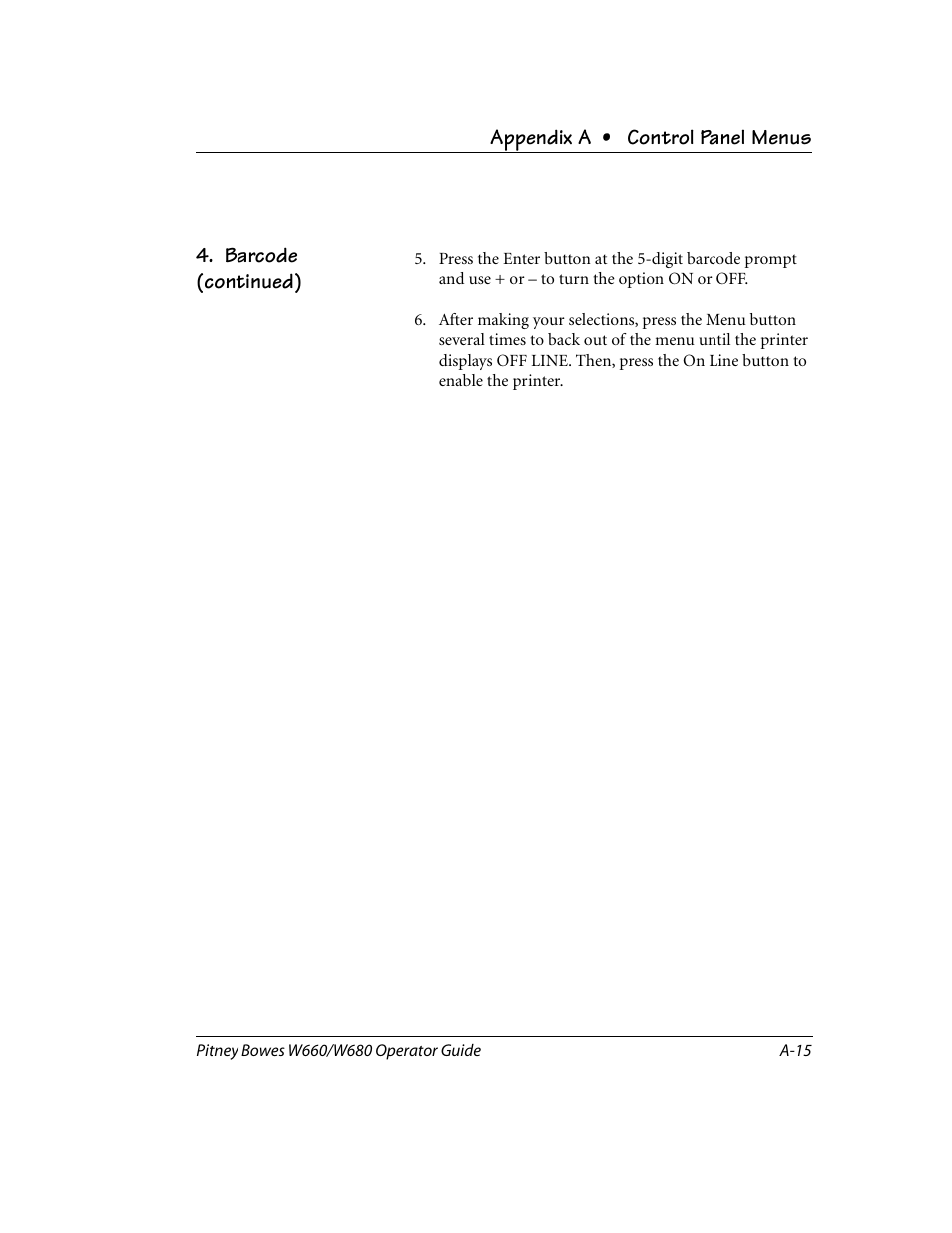 Pitney Bowes W680 User Manual | Page 97 / 130