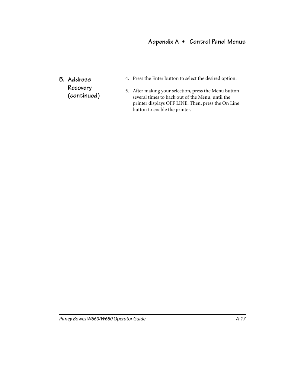 Pitney Bowes W680 User Manual | Page 99 / 130