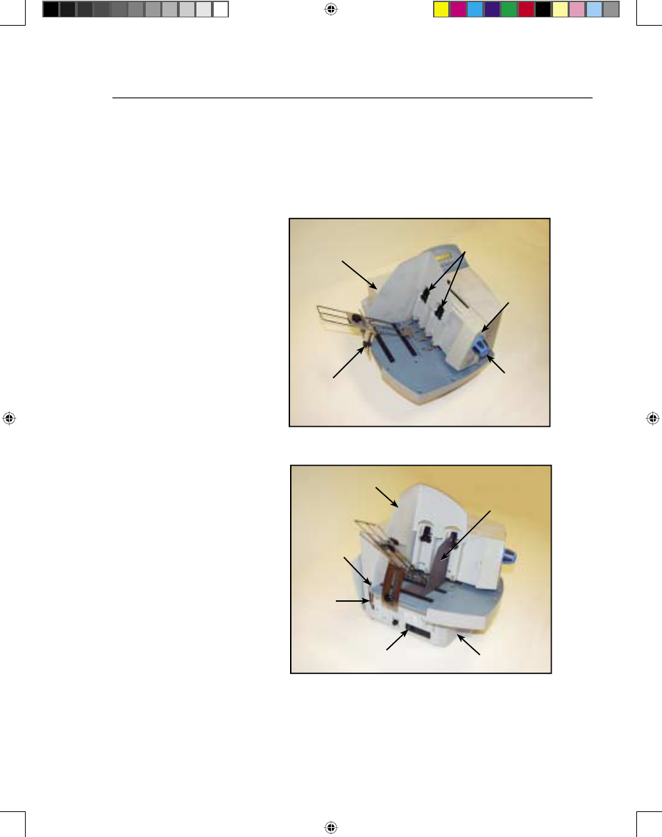 Printer parts and locations, Overview | Pitney Bowes ADDRESSRIGHT DA400 User Manual | Page 14 / 114