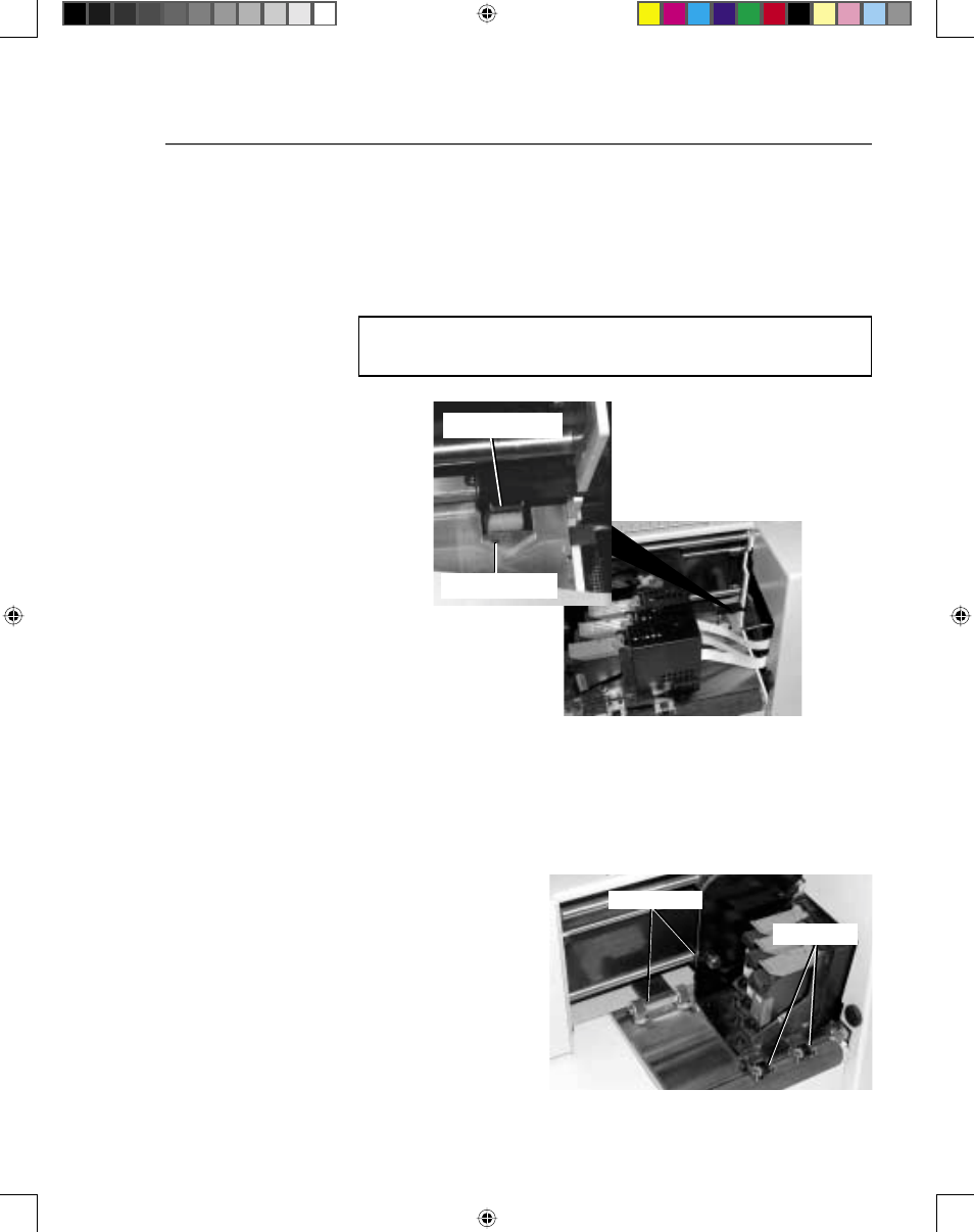 Cleaning the sensor, Cleansing the exit and entry idler rollers, Printer maintenance | Cleaning the exit and entry idler rollers | Pitney Bowes ADDRESSRIGHT DA400 User Manual | Page 52 / 114