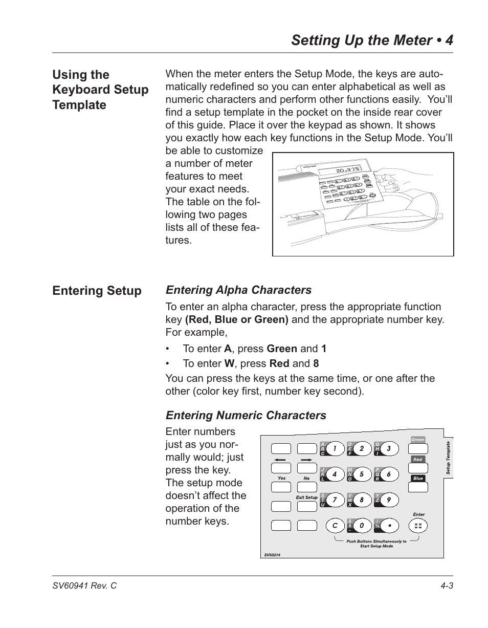 Setting up the meter • 4 | Pitney Bowes POSTPERFECT B702 User Manual | Page 38 / 96