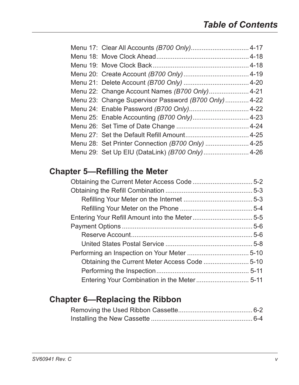 Pitney Bowes POSTPERFECT B702 User Manual | Page 6 / 96