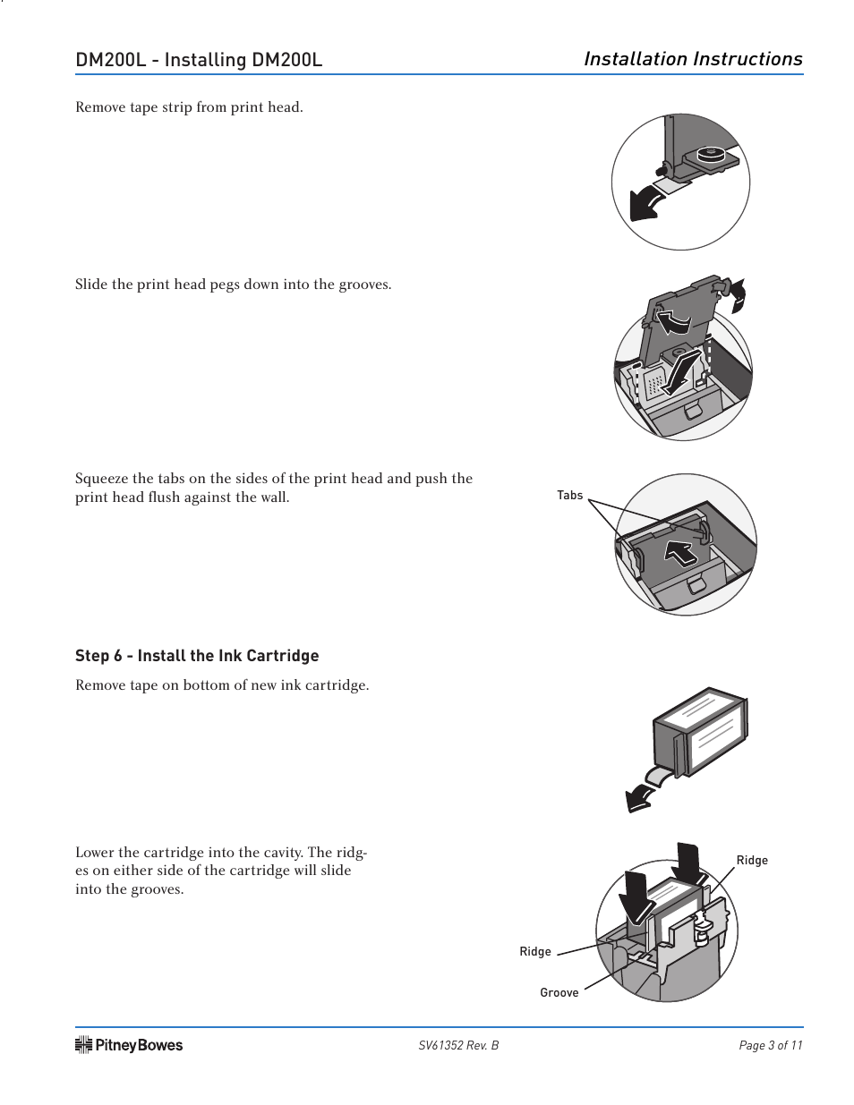 Pitney Bowes DM200L User Manual | Page 3 / 11