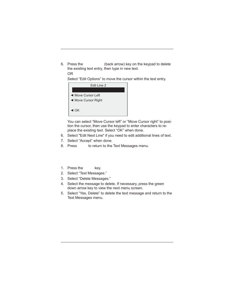 Deleting a text message, 10 • text messages | Pitney Bowes DM300C User Manual | Page 139 / 196