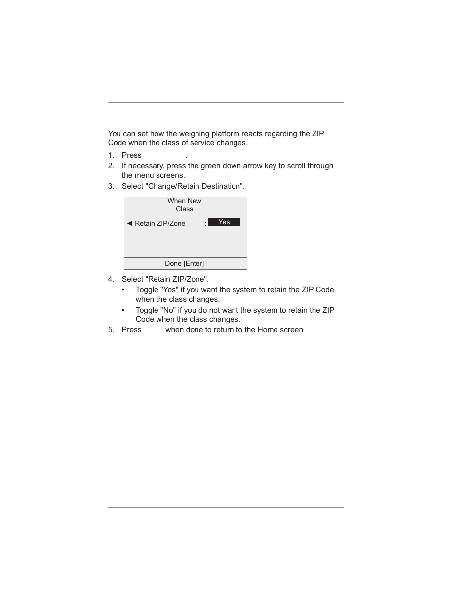 Setting class change options, 11 • scale options | Pitney Bowes DM300C User Manual | Page 144 / 196