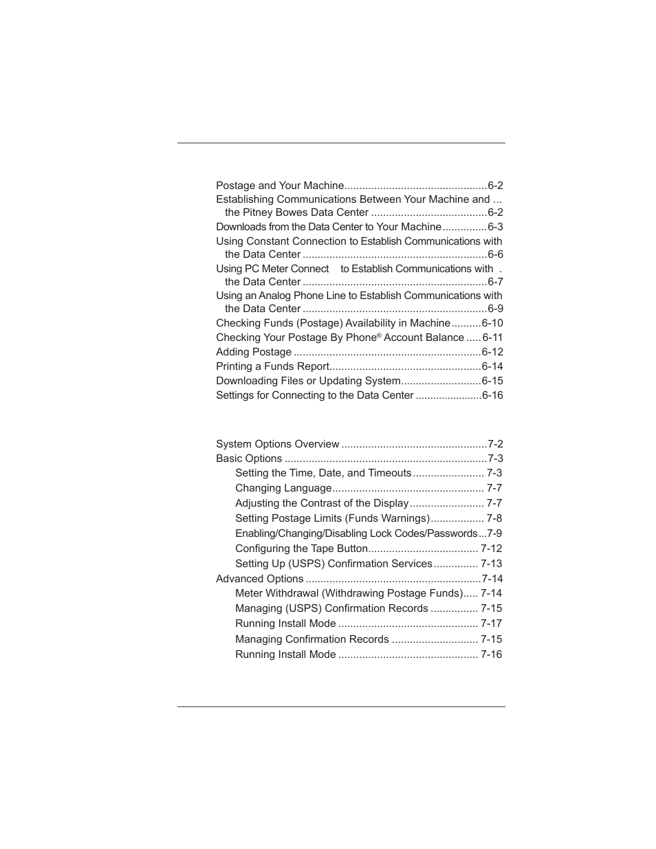 Pitney Bowes DM300C User Manual | Page 9 / 196