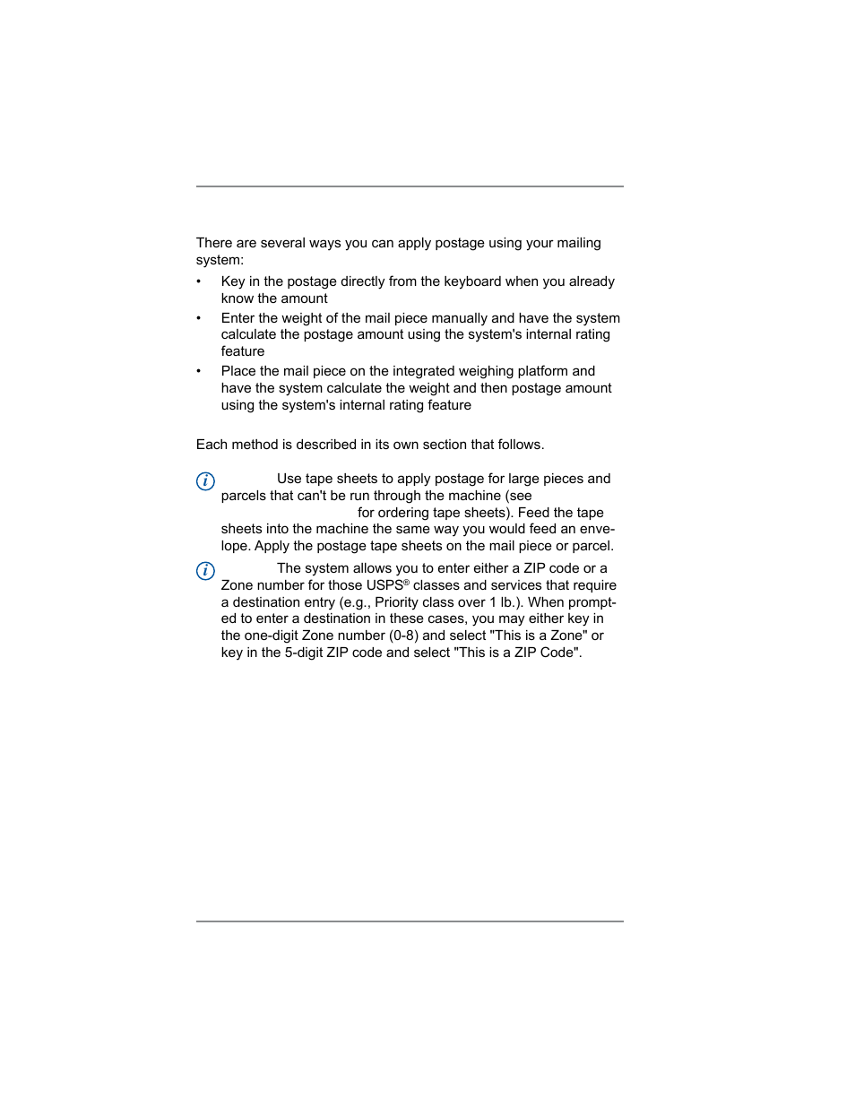 Applying postage, 3 • running mail | Pitney Bowes SV62214 User Manual | Page 33 / 160