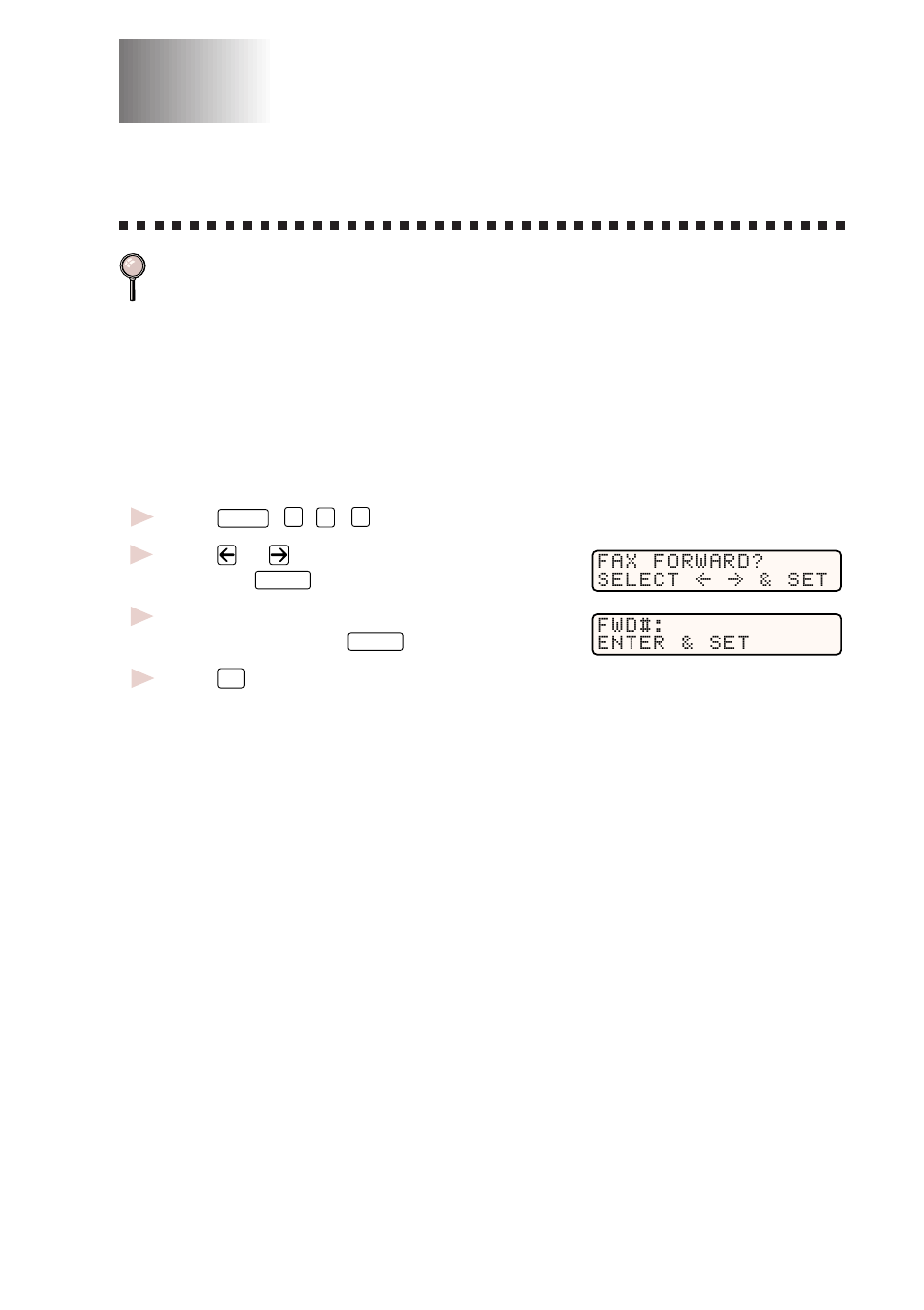Remote fax options, Fax forwarding/paging | Pitney Bowes 1630 User Manual | Page 75 / 160