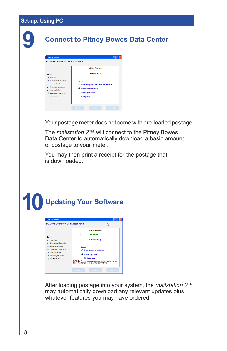 Pitney Bowes MAILSTATION 2 User Manual | Page 10 / 24