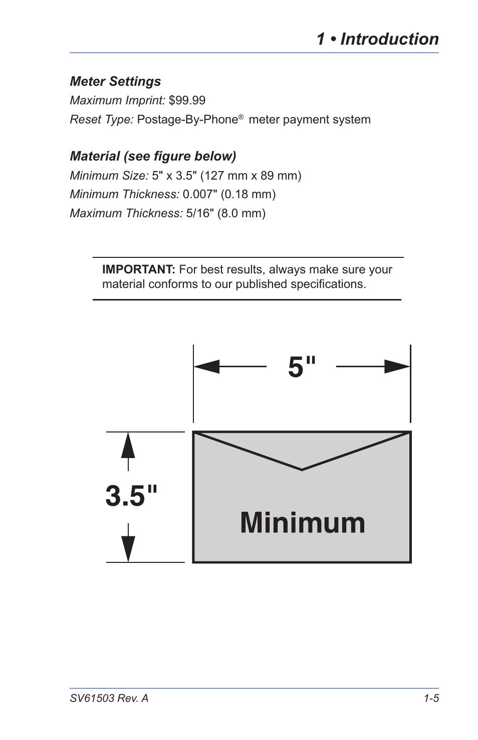 1 • introduction | Pitney Bowes K700 User Manual | Page 17 / 88