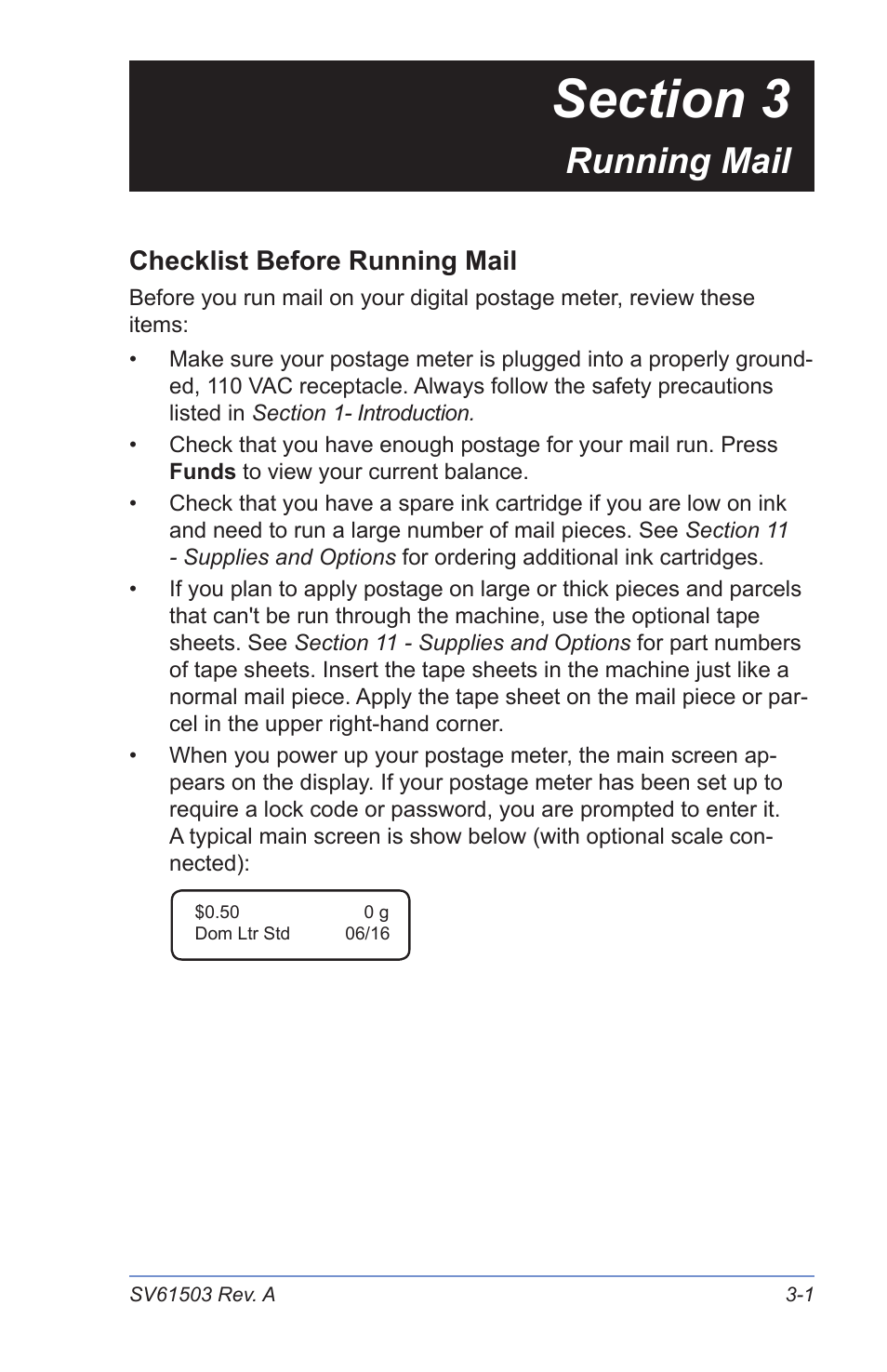 Running mail | Pitney Bowes K700 User Manual | Page 25 / 88