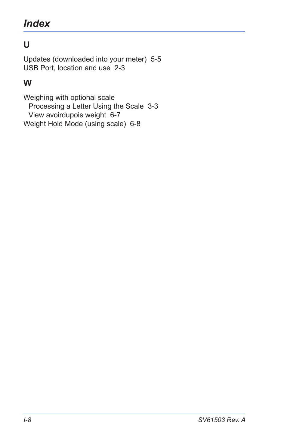 Index | Pitney Bowes K700 User Manual | Page 86 / 88
