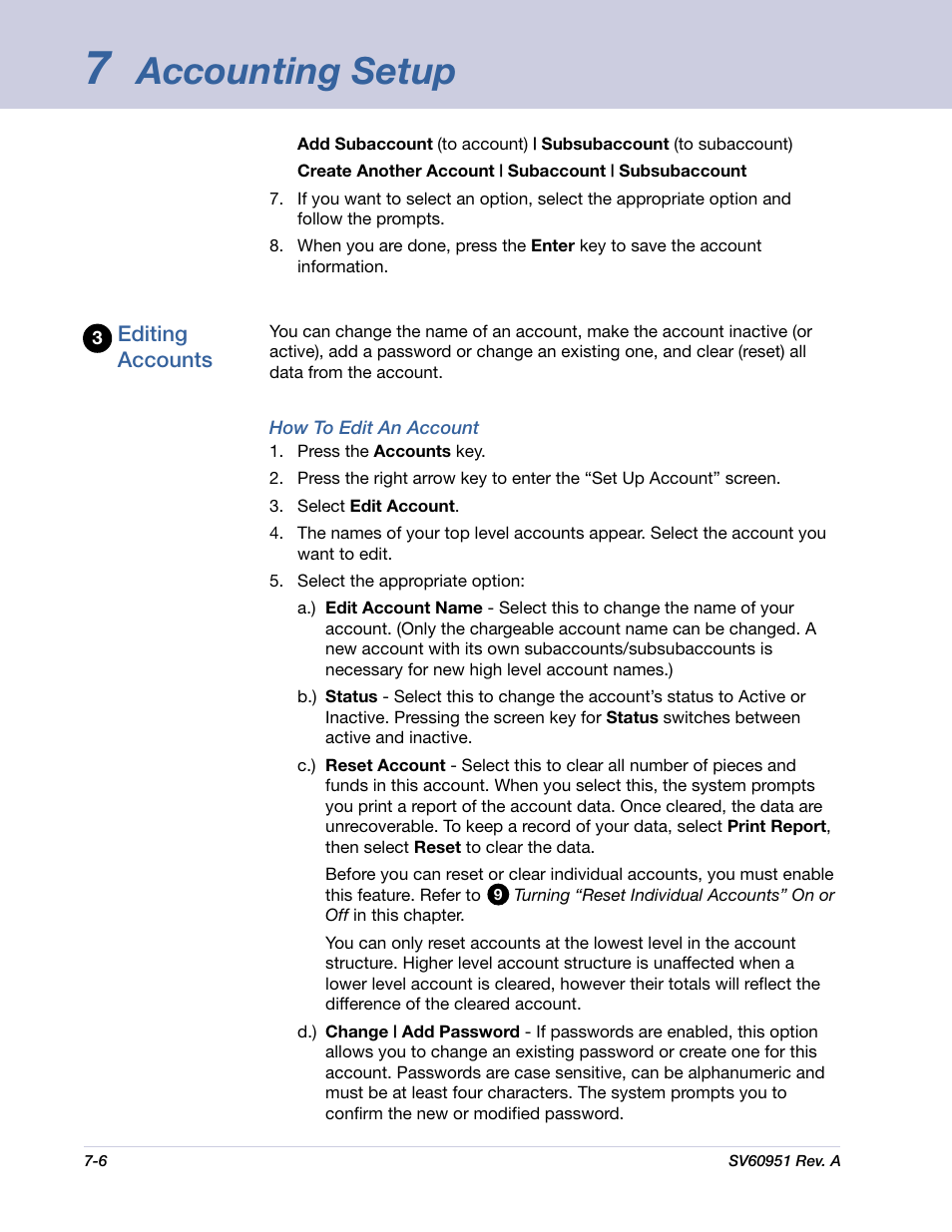 Accounting setup | Pitney Bowes DM1000 User Manual | Page 101 / 177