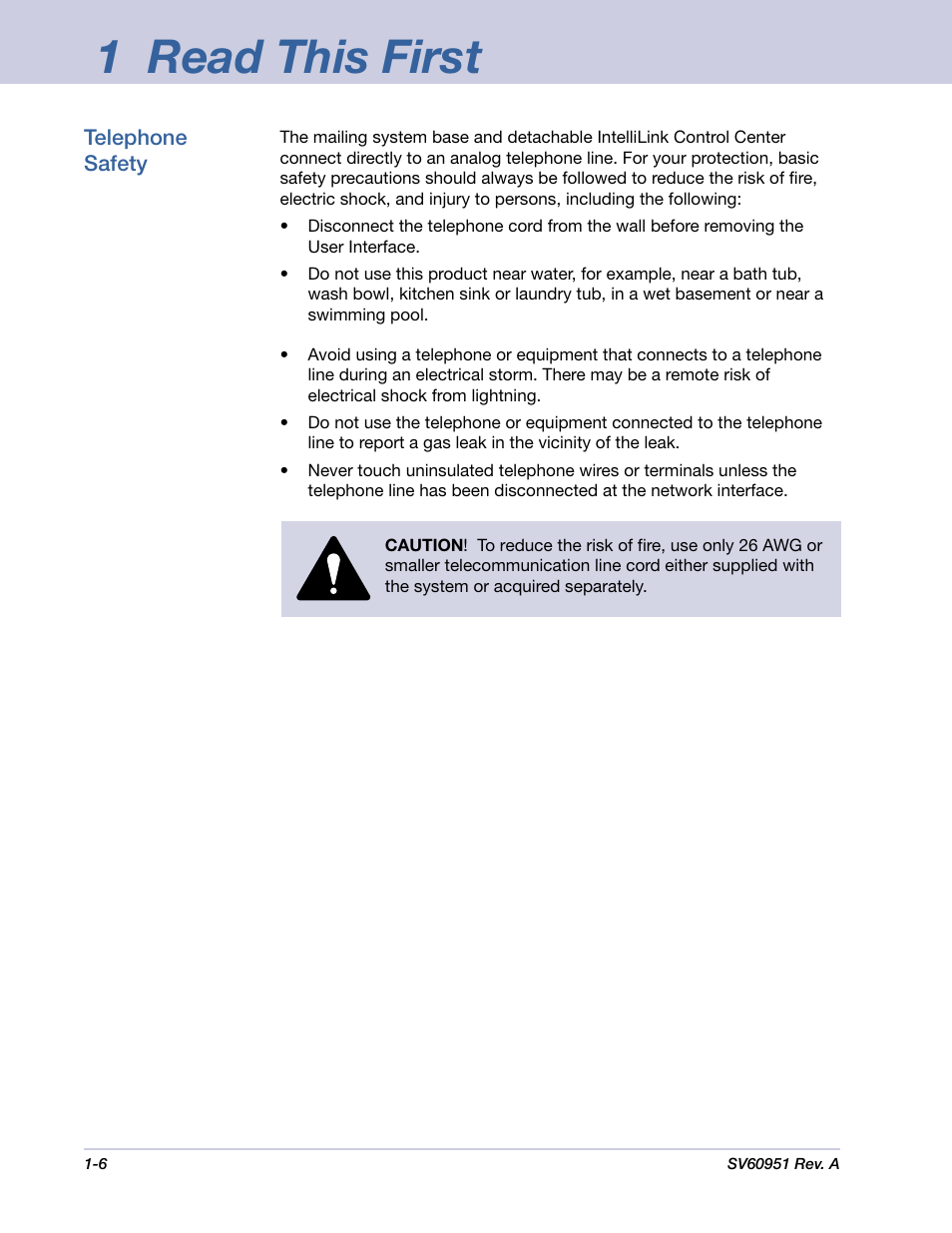 1 read this first | Pitney Bowes DM1000 User Manual | Page 11 / 177
