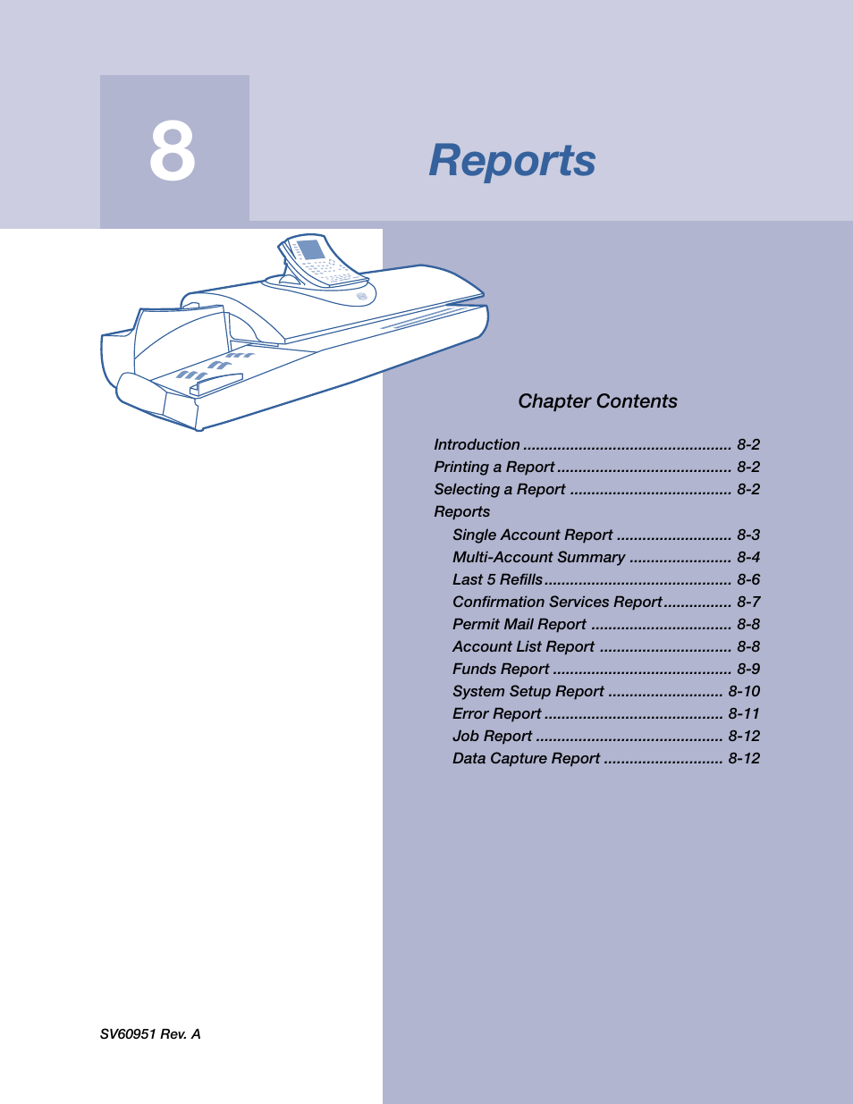 Reports | Pitney Bowes DM1000 User Manual | Page 110 / 177