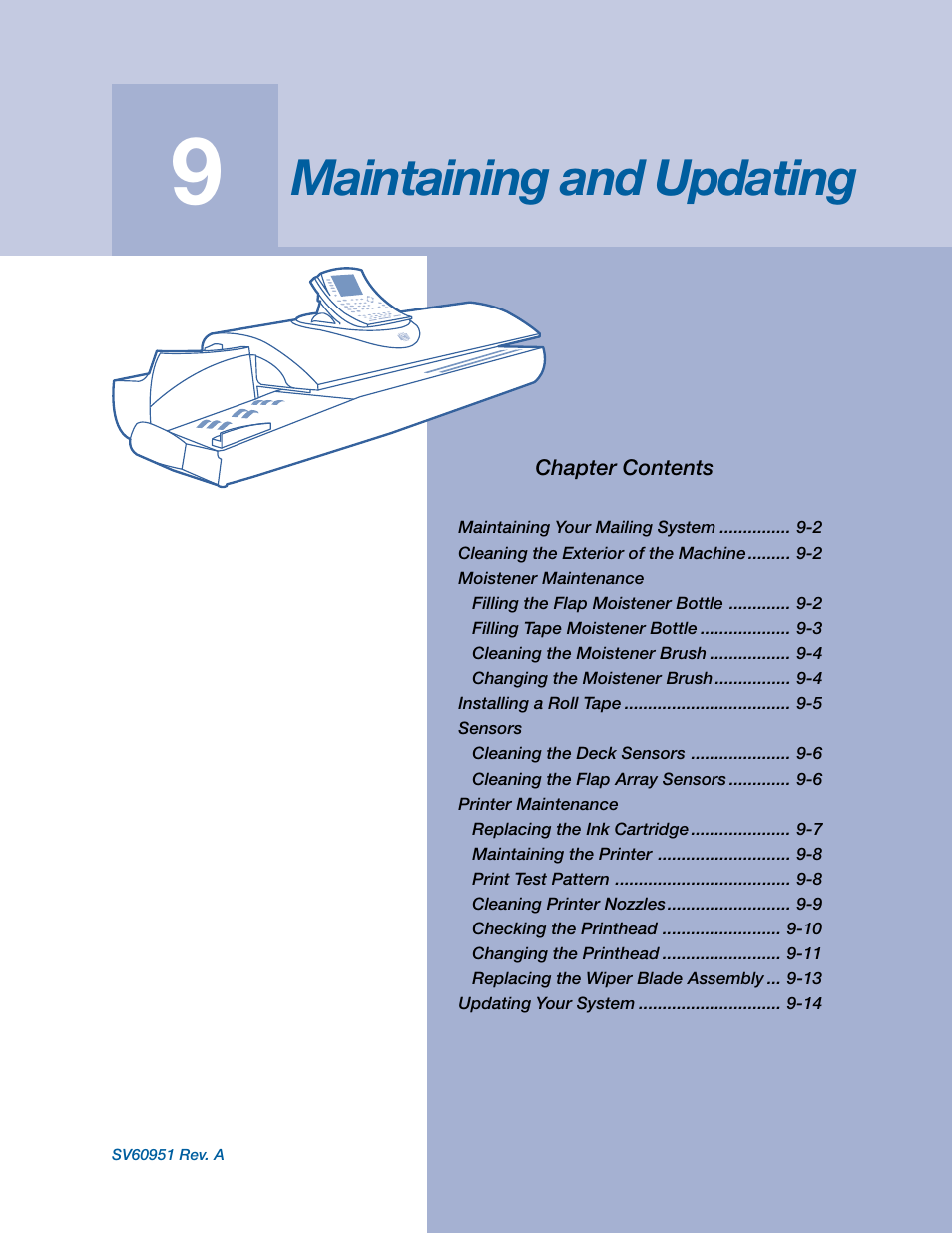 Maintaining and updating | Pitney Bowes DM1000 User Manual | Page 122 / 177