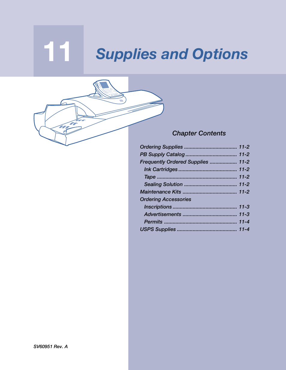 Supplies and options | Pitney Bowes DM1000 User Manual | Page 154 / 177