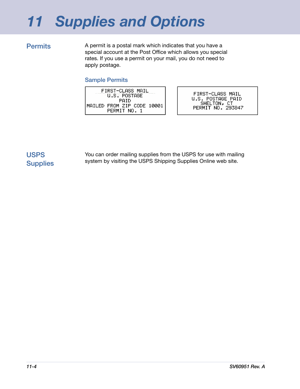 11 supplies and options | Pitney Bowes DM1000 User Manual | Page 157 / 177