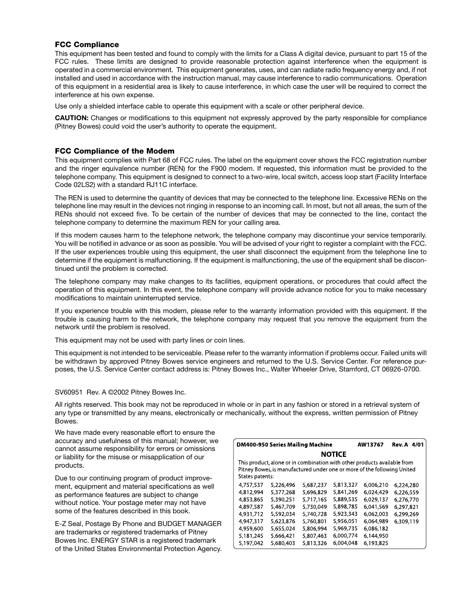 Pitney Bowes DM1000 User Manual | Page 2 / 177