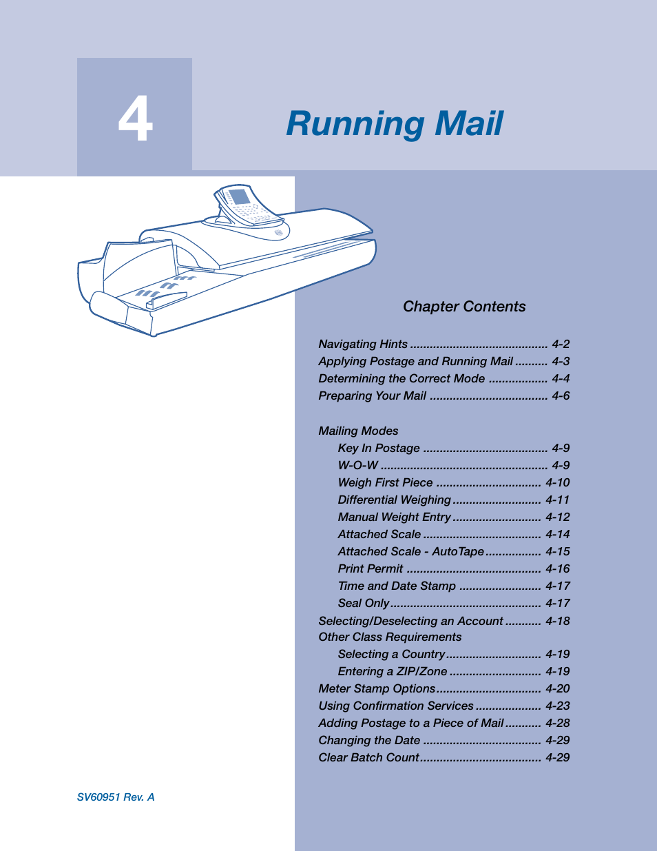 Running mail | Pitney Bowes DM1000 User Manual | Page 34 / 177