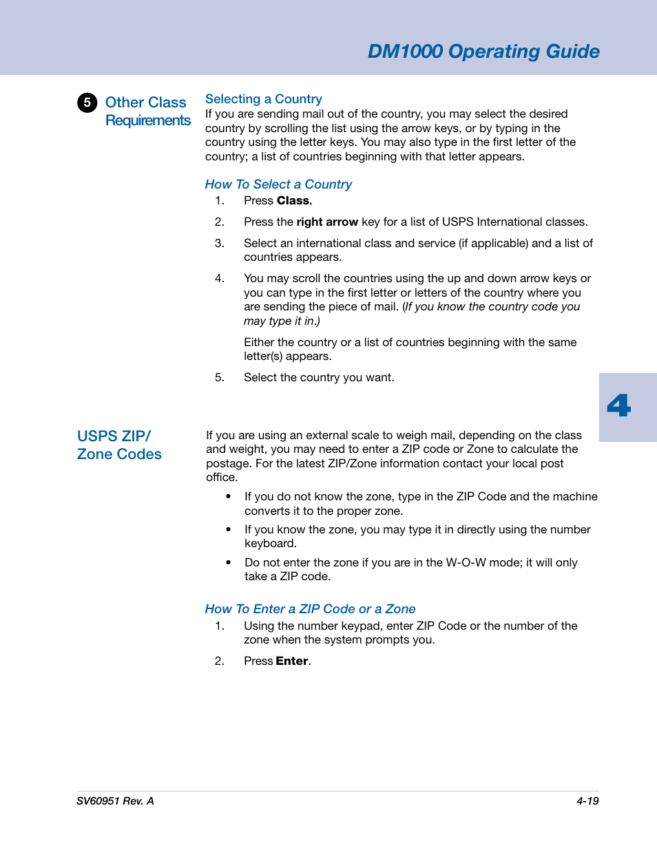 Dm1000 operating guide | Pitney Bowes DM1000 User Manual | Page 52 / 177