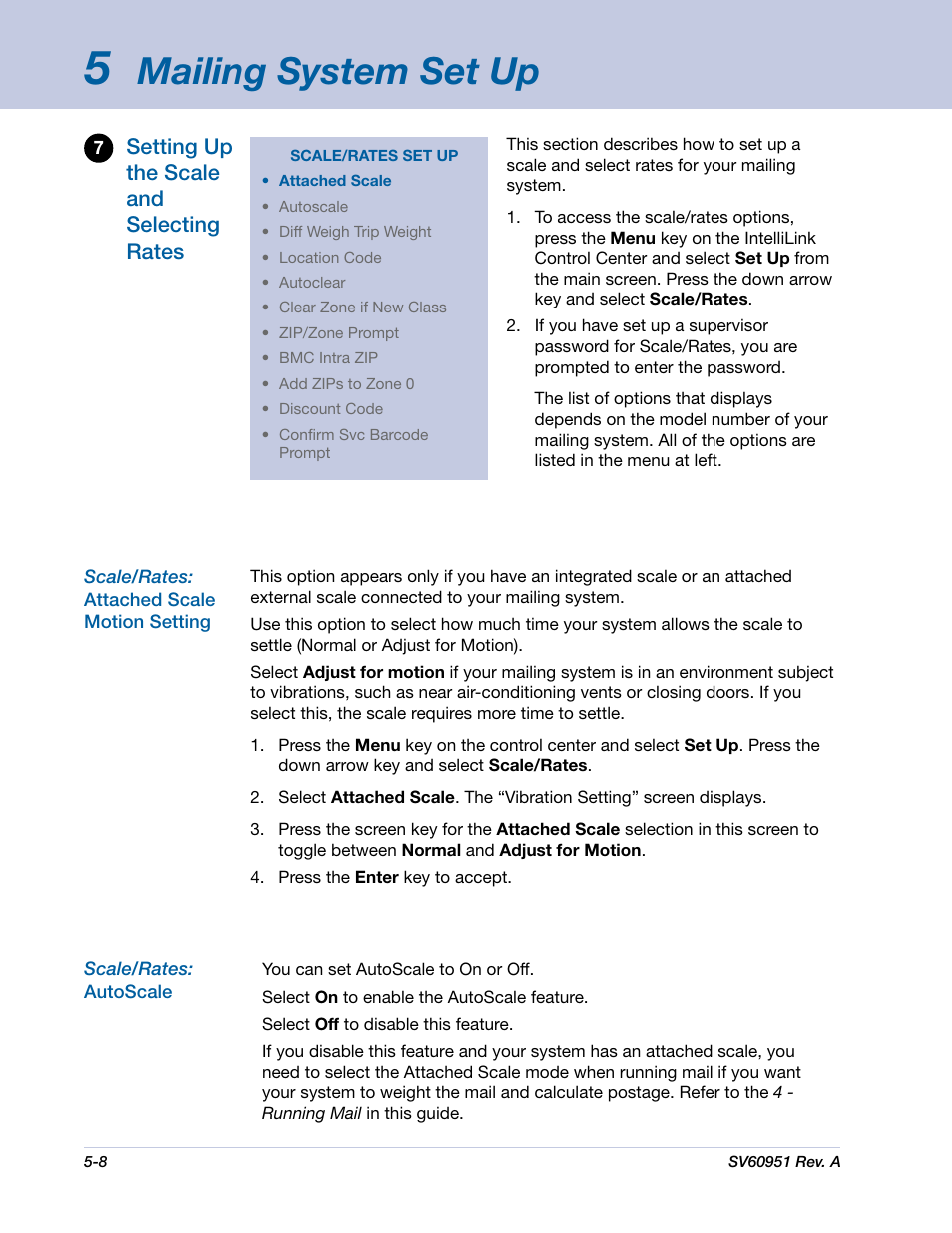 Mailing system set up | Pitney Bowes DM1000 User Manual | Page 71 / 177